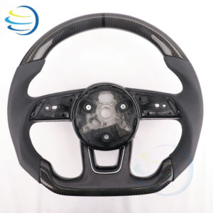 Volante de Cuero Completo para <span class=keywords><strong>Audi</strong></span> B8 B9, Directo de Fábrica, para <span class=keywords><strong>Audi</strong></span> A3 <span class=keywords><strong>S3</strong></span> RS3 A4L A5 S5 RS5 A6L A7 S7 RS7 Q2L Q3 Q5 Q5L Q7 - Product Image 5