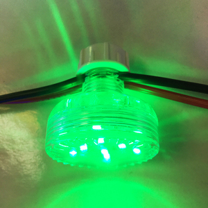 Camaleón cabujón RGB LED Pixel Light SMD3535 blanco cálido IP65 para Parque de Atracciones 45mm PC cuerpo plástico información - Product Image 5