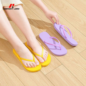 <span class=keywords><strong>Tongs</strong></span> pour femmes été couleur unie haut de gamme sensation anti-dérapant plage Couple Clip sur pantoufles décontractées en gros pour les vêtements de plein air - Product Image 3