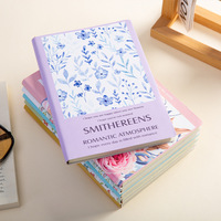 Cuaderno con Cubierta de Cuero Pintado a Mano, Grueso, Tamaño A5, para Estudiantes Universitarios, Exámenes de Posgrado, Exámenes de Servicio Público