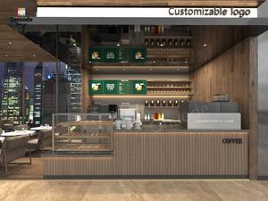 Mostrador de Café de Diseño Personalizado, Quiosco para Cafetería, Barra para Cafeterías - Product Image 5