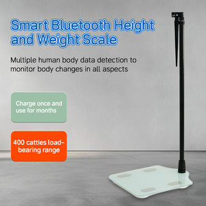 Báscula Digital Industrial de Fábrica de 200 kg y 190 cm para Medir Altura y Grasa Corporal con IMC, Báscula de Grasa Corporal 832 de 200 kg - Product Image 3