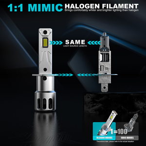 Nueva Bombilla LED H7 para Coche, Diseño Nuevo y Popular de Fábrica, Mini, Plug and <span class=keywords><strong>Play</strong></span>, 1:1, 76W, 3570 CSP, Faros Delanteros para Automóvil, H1 H3 - Product Image 4