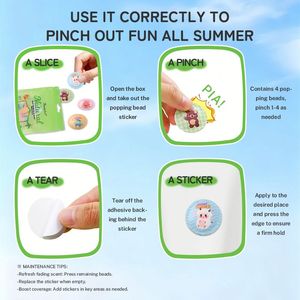 Beauty Host OEM Wholesale Popular Natural Plant Extract PU Film Essential Oil Popping Beads Fragrance Patch for Kids Outdoor - Product Image 4