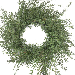 Guirnalda <span class=keywords><strong>de</strong></span> Césped Artificial Verde <span class=keywords><strong>de</strong></span> 24/28 Pulgadas para Decoración del <span class=keywords><strong>Hogar</strong></span>, <span class=keywords><strong>Venta</strong></span> <span class=keywords><strong>al</strong></span> <span class=keywords><strong>por</strong></span> <span class=keywords><strong>Mayor</strong></span> - Product Image 1