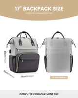 LOVEVOOK - Mochilas Escolares Inteligentes en Oferta, Mochila Moderna para Estudiantes, Mochila de Viaje para Exteriores, Mochila Grande Impermeable para Portátil para Mujer