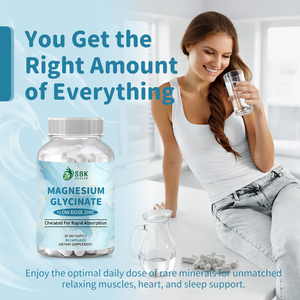 OEM Natural Magnesium Glycinate Capsules for Adult Sleep Support Muscle Relaxation and Nerve Calm Contains Chelated Magnesium - Product Image 6