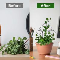 Treillis en forme de feuille pour plantes en pot, support métallique pour fleurs de jardin, treillis pour plantes grimpantes, roses et clématites, vente en gros