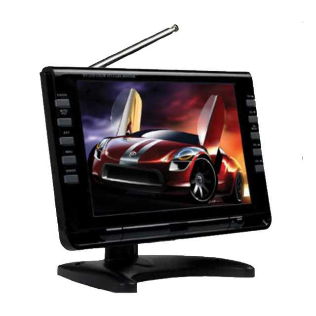 Customized Hot Sale 7 9 10 Inches Smart Handheld LED/LCD DVB T2 ATSC ISDB T Rechargeable Portable Digital TV