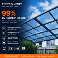 Abri de voiture en polycarbonate léger et portable, certifié CB, idéal pour le stationnement extérieur et la protection de la voiture par tous les temps