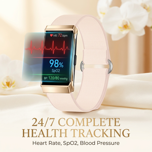 Pulsera Inteligente Delgada de Aleación de Zinc Personalizada OEM, Resistente al Agua 1ATM, Monitor de Actividad Física con Medición de Presión Arterial y Oxígeno 24H, Modelo DS10 - Product Image 2