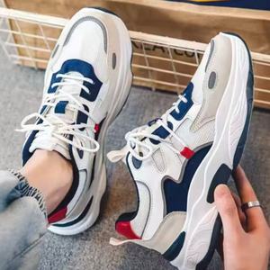 Zapatillas de running con cordones para hombre, nueva colección primavera-otoño 2026, de marca juvenil, a la moda, versátiles y con aumento de altura. - Product Image 3