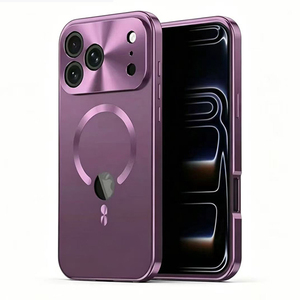 Custodia Magnetica a 360° per <span class=keywords><strong>iPhone</strong></span> 18 13 <span class=keywords><strong>14</strong></span> 15 16 17 Pro Max con Protezione Privacy e Foro Logo, Cornice Metallica - Product Image 6