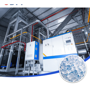 Machine à glace tubulaire industrielle Tv500 de 50 tonnes par 24 heures pour port de pêche, terminal, haute qualité, prix compétitif - Product Image 1