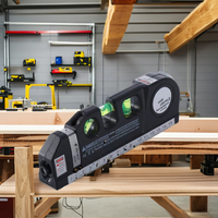 Niveau laser industriel haute précision, laser vert, correction d'angle droit, correction horizontale, utilisation intérieure et extérieure