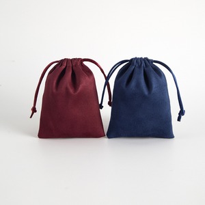 Factory Wholesale Velvet <b>Drawstring</b> Dust <b>Bag</b> Soft Flannel Multi Purpose Storage Pouch Protective Cover <b>Bag</b> for Gifts - Product Image 6