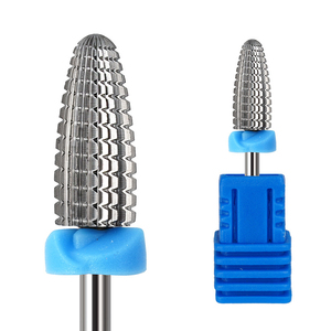 Brocas de Carburo de Tungsteno Sólido 5 en 1 de Alta Calidad, Nuevas, en Forma de Maíz, Corte Recto, <span class=keywords><strong>para</strong></span> Remover Esmalte de Gel - Product Image 1