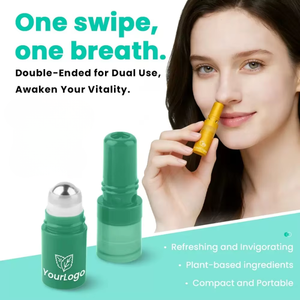 Inhalateur Nasal 2-en-1 Apaisant Contre les Allergies, Bâtonnet Confort Herbal à Double Usage, <span class=keywords><strong>Huile</strong></span> <span class=keywords><strong>Essentielle</strong></span> Portable pour Protection Quotidienne - Product Image 2