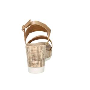 Sandalo con zeppa da donna Fashion Studio 51229-E5 Bianco - Product Image 4