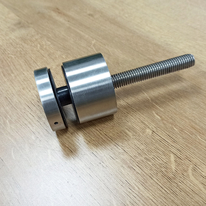 Heavy Dutyสแตนเลส316ไม่มีกรอบโค้งบันไดราวจับขอบกระจกยึดStandoffขาหนีบฟิตติ้ง - Product Image 4