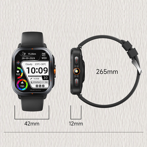 Montre intelligente TS500 Dafit avec suivi GPS intégré, écran IPS, étanche 1ATM, assistant vocal IA, réveil, bracelet intelligent - Product Image 6