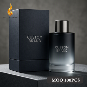 Ensemble de parfums de luxe à étiquette privée, flacon noir dégradé, logo personnalisé, <span class=keywords><strong>parfum</strong></span> ambré vanillé <span class=keywords><strong>intense</strong></span>, <span class=keywords><strong>parfum</strong></span> de niche, brume <span class=keywords><strong>parfum</strong></span>ée OEM ODM - Product Image 1