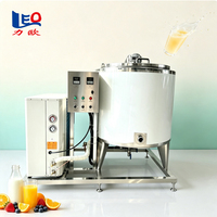 Machine de pasteurisation CIP nettoyable, cuve de stérilisation laitière à lavage automatique pour ligne de production de lait en continu