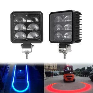 Led U-shaped area light red light forklift arc forklift safety light led forklift blue arc zone warning lamp