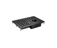Clavier robuste IP65 avec trackball mécanique amovible de 38 mm pour environnements difficiles