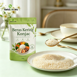 Ketoslimmo Beras Porang Shirataki Rice, Riso di Konjac Secco a Basso Contenuto di Carboidrati, Sostituto del Pasto, Fornitore dall'Indonesia - Product Image 1