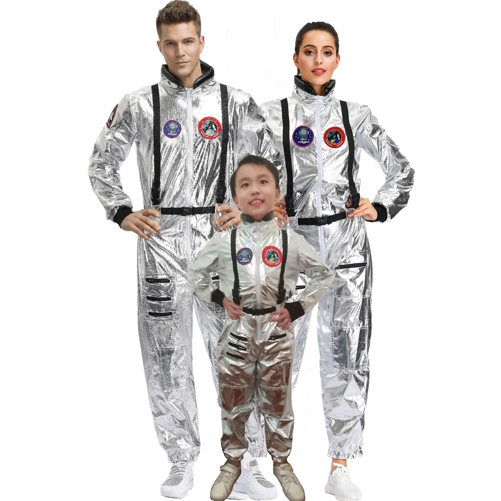 The Wandering Earth Cosplay Kids Costume Halloween Couple Costume Men And Women Jumpsuit Astronaut Uniforms