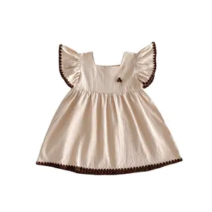 Robe d'été pour nouveau-né bébé grenouillère mince sac pet robe d'été pour bébé fille robe de célébrité Internet jupe princesse