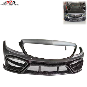 Parachoques Delantero de Fibra de Carbono Estilo IMP Compatible con Mercedes Benz W205 <span class=keywords><strong>AMG</strong></span> C63 <span class=keywords><strong>C63s</strong></span> 2015-2021, Kit de Carrocería para Mejora y Reequipamiento - Product Image 1