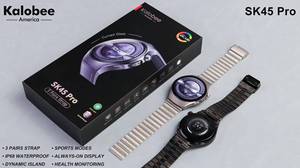 SK45 Pro Neue Smartwatch 5 für Männer und Frauen Hochwertige Smartwatch 3 Armbänder 1,53 AMOLED-Bildschirm Wasserdicht IP68 BT-Anruf Kalobee - Product Image 6