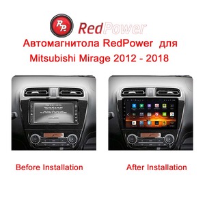 Redpower HIFi DVD de voiture pour <span class=keywords><strong>Mitsubishi</strong></span> Mirage 2012 - <span class=keywords><strong>2018</strong></span> DVD Radio DSP lecteur multimédia Navigation Android 10.0 - Product Image 6
