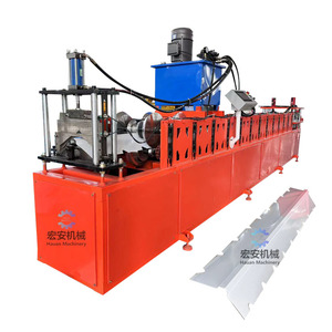 Machine de profilage de bordure HAUAN avec commande PLC moteur, épaisseur 0,3-0,8 mm pour la construction en acier - Product Image 1