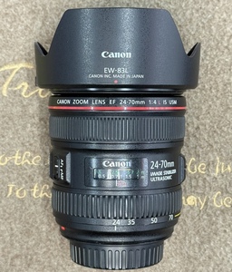 Canon EF 24-70mm Ultrasonic f/2.8 USM L Lens Package in Box with FREE extras eBa