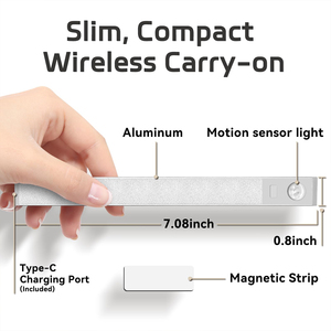 New Usb Rechargeable Battery Adjustable and Brightness Dimmable <b>Motion</b> <b>Sensor</b> Kitchen Under Led Cabinet <b>Light</b>(Warm <b>Light</b>) - Product Image 2