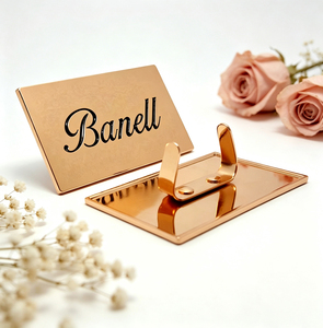 Bag Wholesale Zinc Alloy Polished Metal Logo Labels Custom Embossed Metal Tags with Two Prongs for Leather Handbag <b>Backpack</b> - Product Image 5