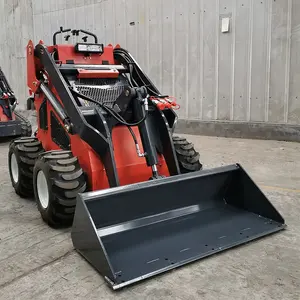 Europeu e Americano Venda Quente Mini Skid Steer Loader Andando Atrás do Carregador Trator Pequeno com Certificado CE/EPA/Euro V