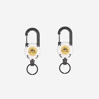 Porte-badge rétractable extensible robuste de haute qualité en plastique imperméable pour la randonnée, les activités de plein air, toutes saisons