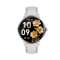 Montre connectée AK107 la plus récente 2026, directement de l'usine, écran HD 1,19 pouces, appels Bluetooth, IPX8, fréquence cardiaque, SpO2, multisports, suivi du sommeil, commande vocale IA, pour femmes, bracelet silicone