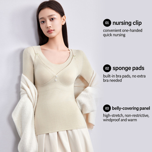 Canotta All'ingrosso per <span class=keywords><strong>Allattamento</strong></span>, Premaman e Post-parto - Abbigliamento Senza Maniche per Nuove Mamme Casual - Product Image 6