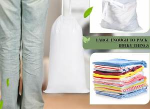 High Quality Non Woven Hotel <b>Laundry</b> <b>Bag</b> <b>Drawstring</b> <b>Bag</b> Home Washing Travel <b>Laundry</b> <b>Bag</b> - Product Image 2