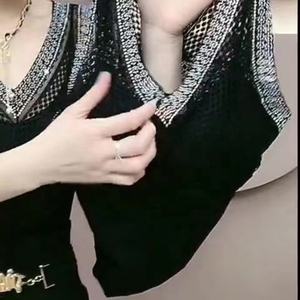 Femmes col en V <span class=keywords><strong>maille</strong></span> Sexy strass brillant paillettes mince tricot jarretelle <span class=keywords><strong>gilet</strong></span> sans manches discothèque Camisoles débardeur avec rembourré - Product Image 4