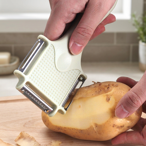 Éplucheur de légumes détachable 5-en-1, lame à changement rapide avec couvercle de protection pour cuisine professionnelle et préparation culinaire à domicile et coffrets cadeaux - Product Image 1