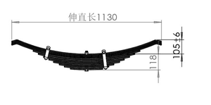 Suspension de remorque et égaliseur <span class=keywords><strong>à</strong></span> <span class=keywords><strong>bascule</strong></span> LUEN 2025 modèle Brésil - Product Image 6