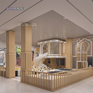 Trẻ Em Bằng Gỗ Khu Trò Chơi Trong Nhà Nhà Mềm Mini Sân Chơi Nhỏ Trẻ Em Toddler Vui Vẻ Khu Vực Chơi Khu Vực Mềm Chơi Sân Chơi - Product Image 6