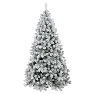 7ft 8ft 9ft Best Selling Holiday Festival Kunstmatige Stroomden Besneeuwde Kerstboom