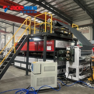 เครื่องขึ้นรูปกระเบื้องหลังคาเคลือบเงา เครื่องจักรผลิตแผ่นหลังคาพีวีซีพลาสติก - Product Image 5